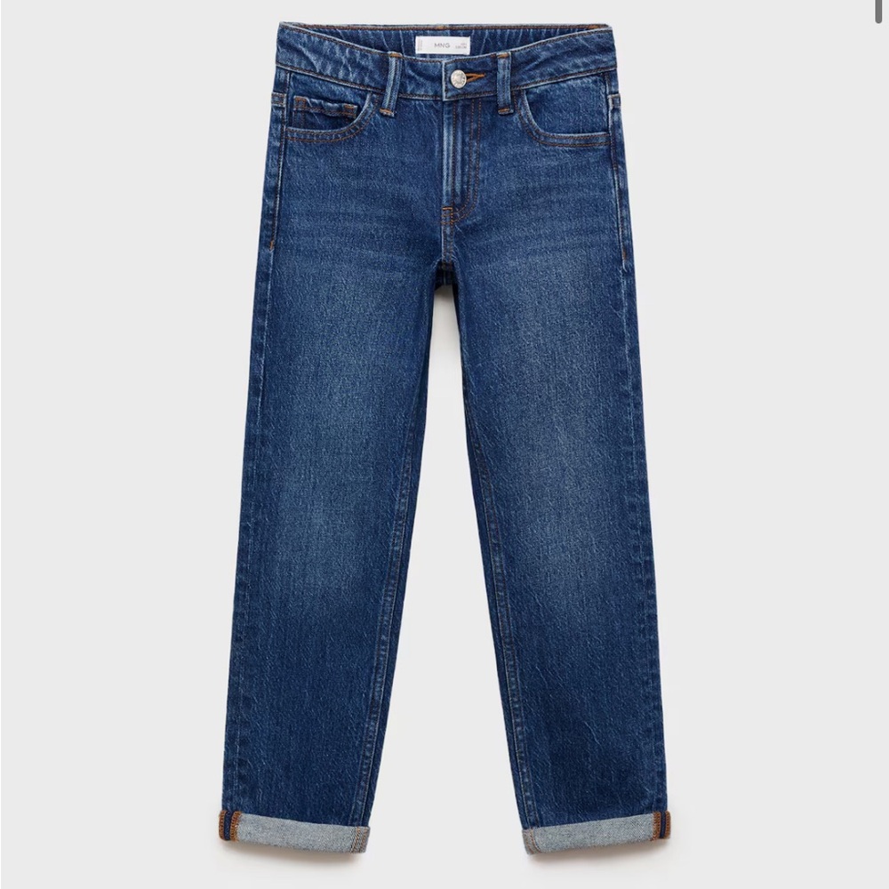 Mango straight up jeans with turn up